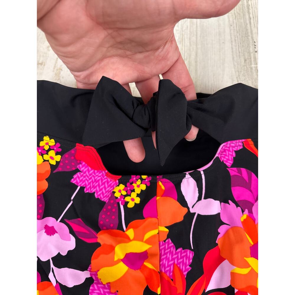 Miraclesuit Womens XL Skinny Dipper Tummy Control Bikini Bottom Floral NEW - Picture 3 of 7